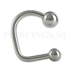 Lip loop labret