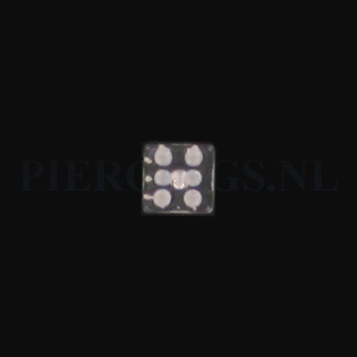 Balletje 1.2 mm acryl dobbelsteen