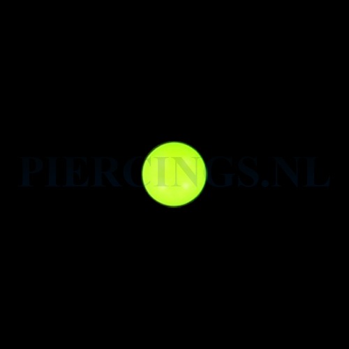 Balletje 1.6 mm acryl felgroen 6 mm