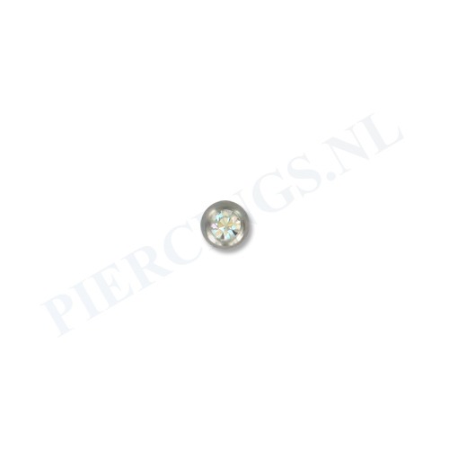 Balletje BCR 4 mm kristal