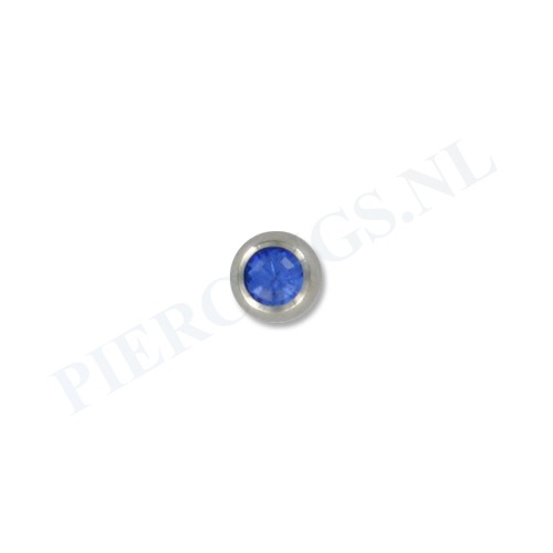 Balletje BCR 6 mm blauw