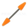 Barbell acryl cones oranje