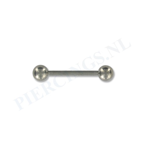 Barbell titanium 16 mm + 5 mm bal