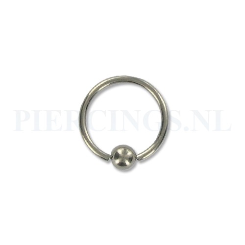 BCR 1.2 mm titanium L met 3 mm bal