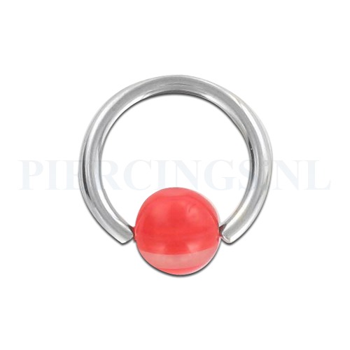 BCR 1.6 mm rood-doorzichtig