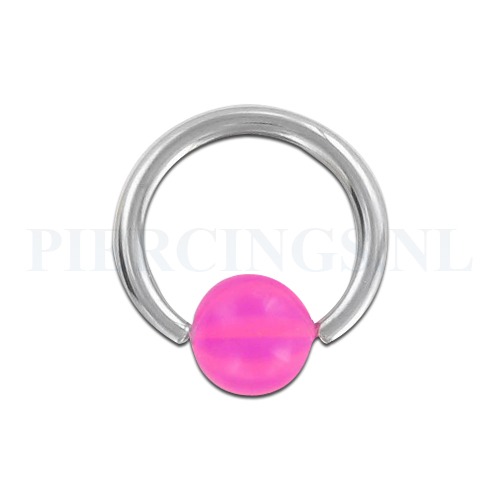 BCR 1.6 mm strandbal roze-paars