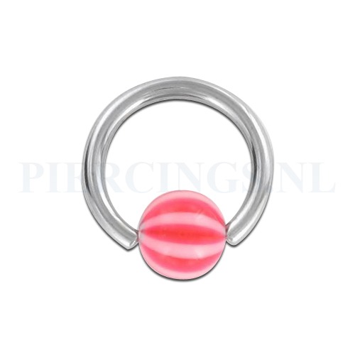 BCR 1.6 mm strandbal roze