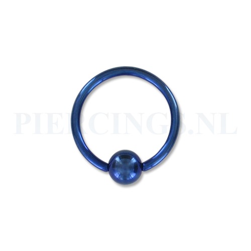 BCR 1.6 mm x16 mm titanium blauw