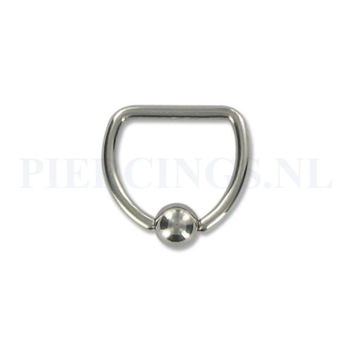 BCR tepel halfrond 12.5 mm