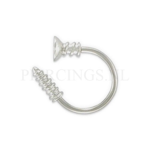 Circulair barbell 1.6 mm schroef 14 mm