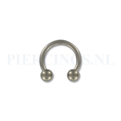 Circulair barbell titanium 1.6 mm x 10 mm