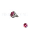 Dermal balletje 1.2 mm roze 3 mm