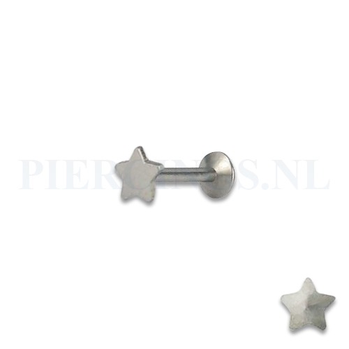 Labret 1.2 mm ster 10 mm