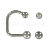 Lippiercing 1.6 mm x 10 mm