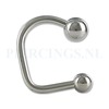 Lippiercing 1,6 x 10 mm