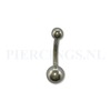 Navelpiercing met knik