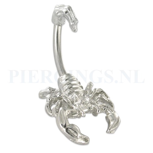 Navelpiercing schorpioen