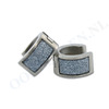 Oorhanger glinster licht blauw