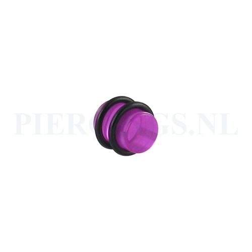 Plug acryl violet 10 mm 10 mm