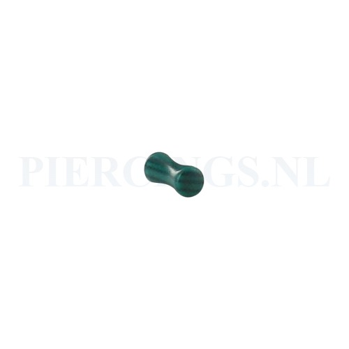 Plug groen agaat 4 mm 4 mm