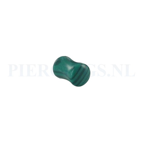 Plug groen agaat 8 mm 8 mm