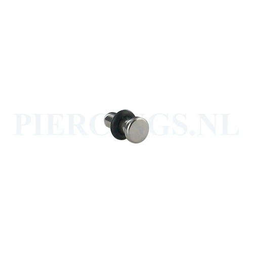 Plug single flared 4 mm 4 mm