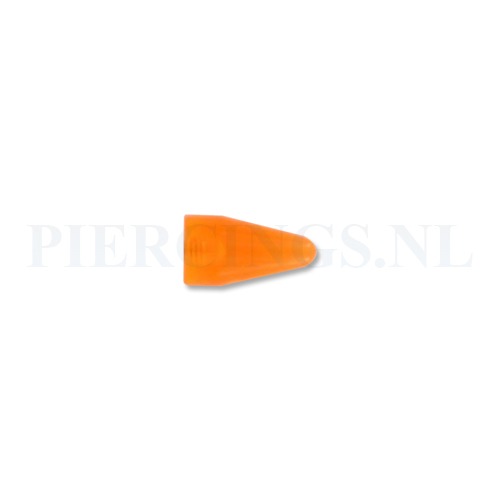Spike 1.6 mm acryl oranje groot