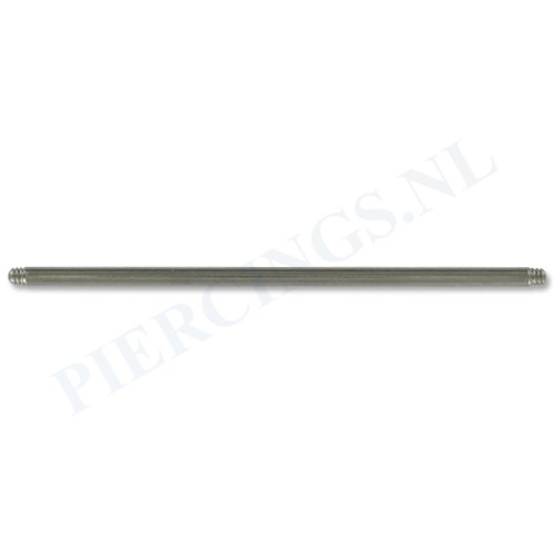 Staafje barbell titanium 1.6 mm 41-46 mm 41 mm