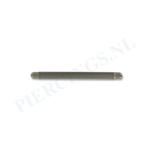Staafje barbell titanium 1.6 mm 8 - 24 mm 8 mm