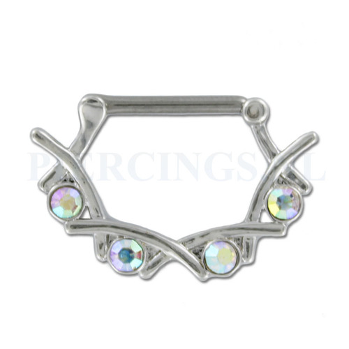 Tepelpiercing klik lauwerkrans