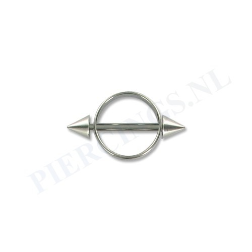 Tepelpiercing shield spikes M