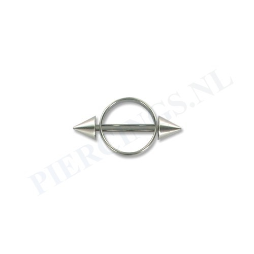Tepelpiercing shield spikes S