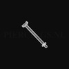 Tongpiercing retainer