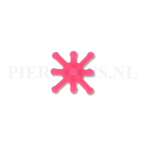 Tongpiercing tickler roze