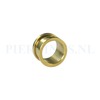 Tunnel goud kleur smal 14 mm